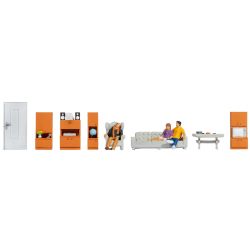 16286 H0 Figuren-Themenwelt "Wohnzimmer"