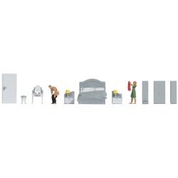 16287 H0 Figuren-Themenwelt "Schlafzimmer"