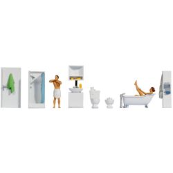 16289 H0 Figuren-Themenwelt "Badezimmer"