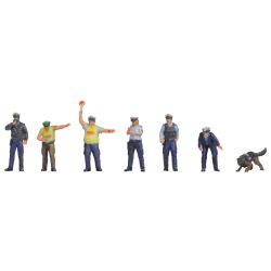 35011 N Polizisten, blaue Uniform