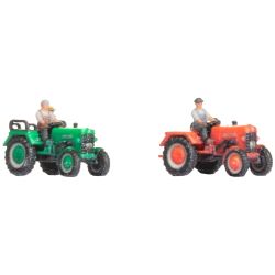 44609 Z Traktor McCormick D, 2 Stück, rot und grün