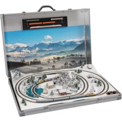 88325 Z Modellbahnkoffer "Wolkenstein", mit Märklin® mini-club Gleisen