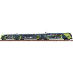 44580 H0 Triebzug TWINDEXX VARIO, 3-teilig, NAH.SH, Ep. VI