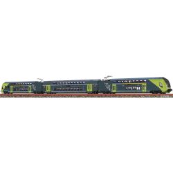 44582 H0 Triebzug TWINDEXX VARIO, 3-teilig, NAH.SH, Ep. VI, DC-Sound-Extra