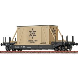 47914 H0 Tiefladewagen SSt01 "Henschel & Sohn", DB, Ep. III