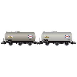HJ6294 H0 2-tlg. Set 3-achsige Kesselwagen 'ESSO', SNCF, Ep. III
