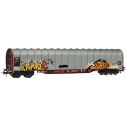HR6681 H0 Schiebeplanenwagen Rils, SBB, Ep. V, Graffiti