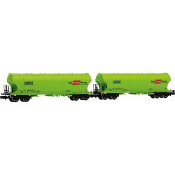 HN6707 N 2er Set Getreidesilowagen, GATX, Ep. VI 'RAIL CARGO GROUP'