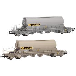HJ6229 H0 2er Set Schwenkdachwagen Taoos, VTG-FRANCE, Ep. V 'Simotra'