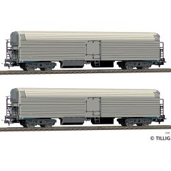 70074 H0 2er Set Maschinenkühlwagen Ttehkor, DR, Ep. III