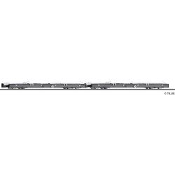 15973 H0m 2er Set Schmalspur-Rollwagen Rf4, DR, Ep. IV