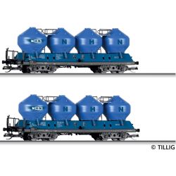 01114 TT 2er Set Staubsilowagen Uacs 451.1 „NHN spol. s.r.o.“, CD, Ep. V