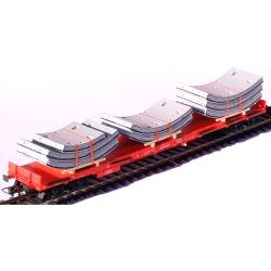 2445 H0 Ladegut-Set 3 unterschiedliche Tübbinge ( 2er / 2 1/2er / 3er )