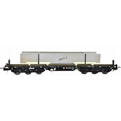 NW 22161 H0 Schwerlastwagen Salmms 454, beladen, DB AG, Ep. VI