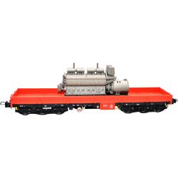 NW 22215 H0 Schwerlastwagen Samms-u 454, beladen, DB-Cargo, Ep. V-VI