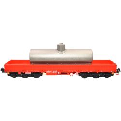 NW 22225 H0 Schwerlastwagen Samms-u 454, beladen, DB AG, Ep. VI