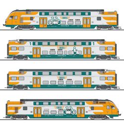 L133853 H0 4-tlg. Elektro-Triebzug, "KISS", ODEG, Ep. VI