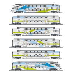 L133864 H0 6-tlg. Elektro-Triebzug, "KISS", WESTbahn, Ep. VI