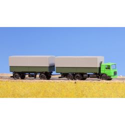 10002 TT MAN LkW Pritsche-Plane mit Anhänger