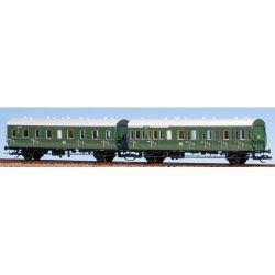 70003 TT 2er Set Einheits-Abteilwagen D21b und BC 21, DB, Ep. III