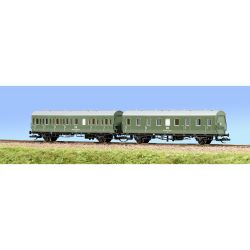 70007 TT 2er Set Einheits- Abteilwagen, DR, Ep. IV