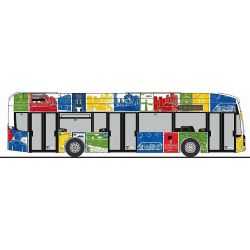 75596 H0 Mercedes-Benz eCitaro HVV-Paintbus