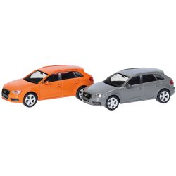 014090 H0 MiniKit: Audi A3 Sportback (2012) Glutorange und Nardograu, 2 Stück