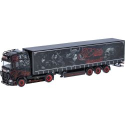 319232 H0 Scania CS20 HD Gardinenplanen-Sattelzug "Pluta Transport" (Polen)