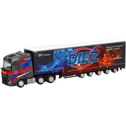 319263 H0 DAF XG+ Volumengardinenplanen-Sattelzug 15m "Diez"