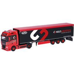 319324 H0 MAN TGX GX Schubboden-Sattelzug "Helo-Logistik"