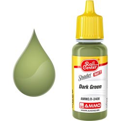 4602408 AMMO.R-2408 Dunkelgrün, matt, Shader, 17 ml