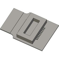 53956 N Adapterplatine, 18-pol Next-18 Buchse auf RNC-114 MTC14, Flex