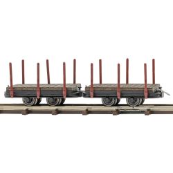 12225 H0f Einzelrungenwagen (2 Stück)