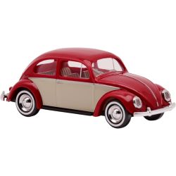 52968 H0 VW Käfer Ovalfenster Rot/Beige