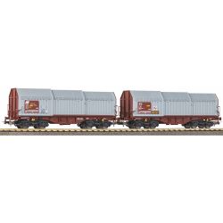 28308 H0 2er Set Teleskophaubenwagen, FS, Ep. IV
