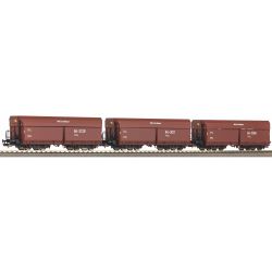 28329 H0 3er Set Selbstentladewagen Fad6770 BKK, DR, Ep. IV