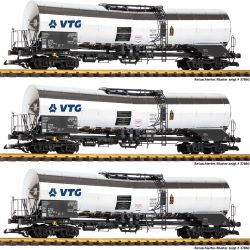 37863 G 3er Set Chemiekesselwagen, VTG, Ep. VI