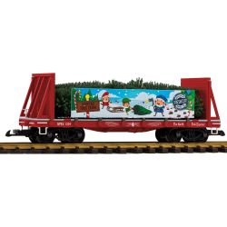 38980 G Niederbordwagen Santa's Tree Farm Transport