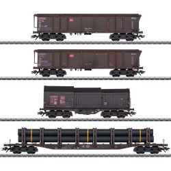 46915 H0 4er Set Güterwagen, DBAG, Ep.V, gealtert