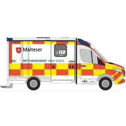 76125 H0 System Strobel RTW ´18 Rettungsdienst Main-Kinzig