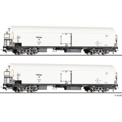70075 H0 2er Set Eiskühlwagen Tthevr, DR, Ep. III