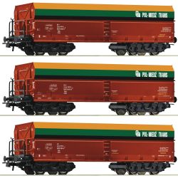 6600218 H0 3er Set Selbstentladewagen, PMT, Ep. VI