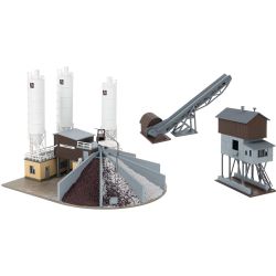 222228 N Betonmischwerk mit Kies-Verladesilo