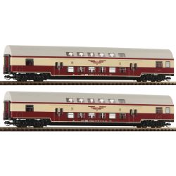 2 piece set (2): Double-deck coaches, DR