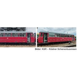 54001361 TT Schienenbus LVT 172 132-3 +  LVT 172 171-1, KSR, Ep. III, DC-Digital