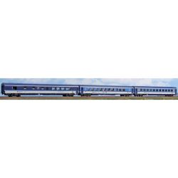 AC55318 H0 3er Set Personenwagen Eurocity 378/379 "Berliner", CD, Ep. VI, Set B