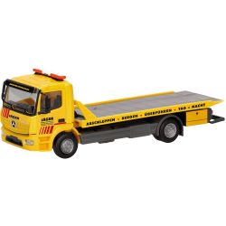 319843 H0 Mercedes-Benz Atego 13 Plateau-Abschlepp-LKW "Jäger"