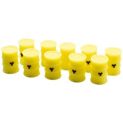 51625 H0 10 Stück 220l Fässer Fass "Gefahrgut radioaktiv" selbstleuchtend