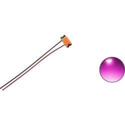 51386 10 Stück LED SMD 0603 mit Kupferlackdraht pink / rosa diffus