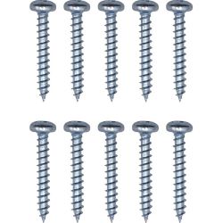 51605 10 Stück Spanplattenschrauben Schraubenset 3x20mm Kreuzschlitz verzinkt